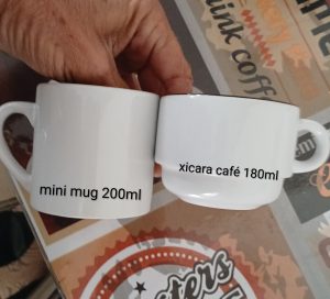 Caneca mini mug louça  200ml