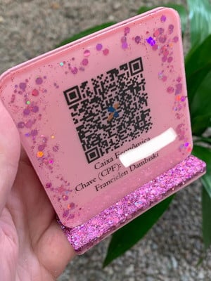 QUADRO PLACA 7,5x11 COM SUA ARTE